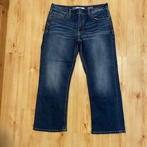 NWOT Mens BKE bootleg Jake Jeans 34S
